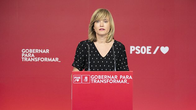 Pilar Alegría: “El compromiso del PSOE es con la ciudadanía, la honestidad, la transparencia y la decencia”