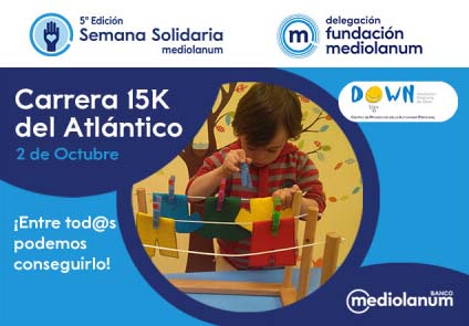 IX edición de la 15K Atlántico a favor de Down Vigo