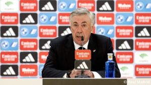 Ancelotti: “Todos los apoyos que ha recibido Vini Jr. son buenos"