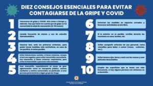 decálogo para frenar el repunte de gripe y COVID-19 tras las festividades