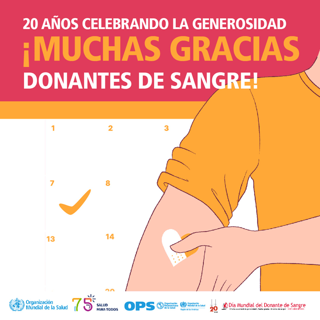 Día Mundial del Donante de Sangre: 20 años promoviendo la solidaridad para salvar vidas