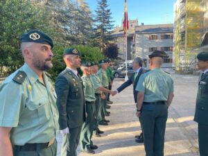 Leonardo Marcos Evalúa la Labor del Servicio de Montaña de la Guardia Civil en Huesca