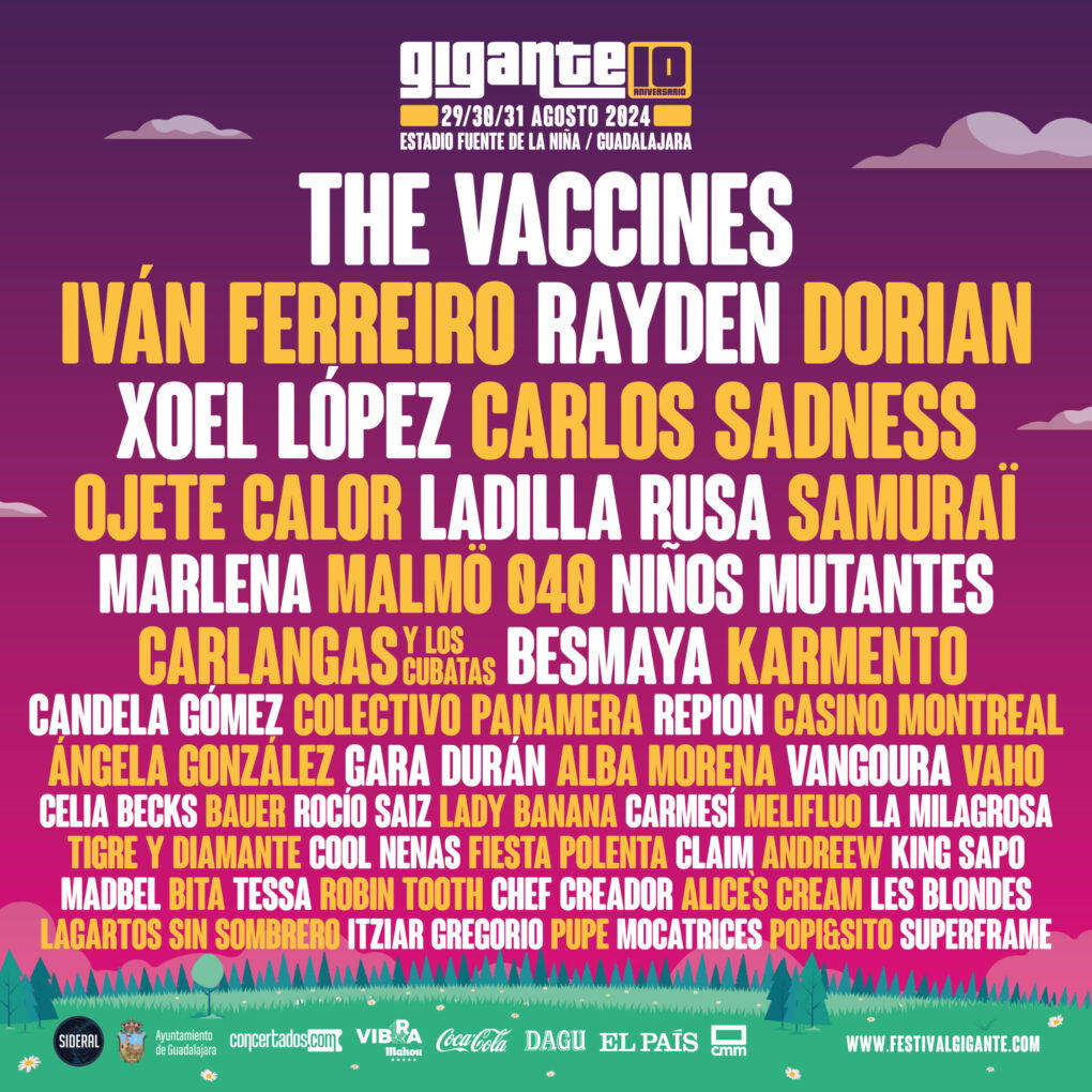 The Vaccines y 14 Nuevas Estrellas Brillarán en el Festival Gigante 2024