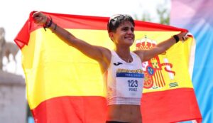 María Pérez, Plata Olímpica en los 20 km Marcha en París 2024