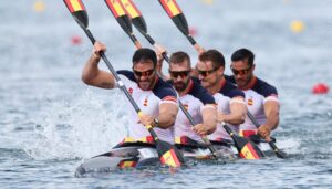 España suma un bronce en K4 500 m con Craviotto, Arévalo, Cooper y Germade en los Juegos de París 2024