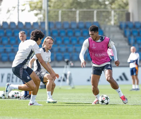 El Real Madrid se prepara para el debut en la Champions League con un intenso entrenamiento en la Ciudad Real Madrid