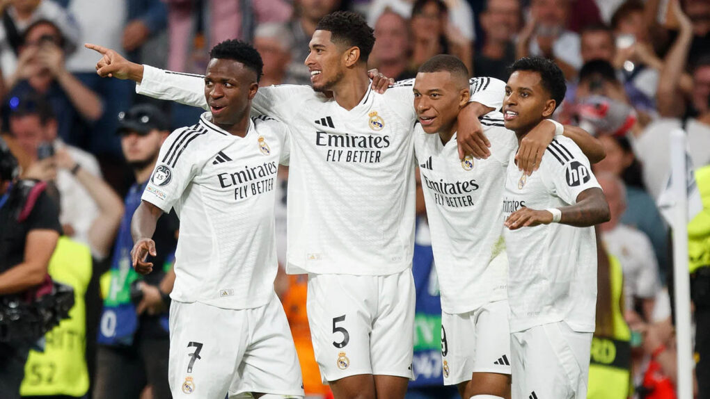 El Real Madrid comienza la defensa de su título en la Liga de Campeones con una sólida victoria en casa, gracias a los goles de Mbappé, Rüdiger y Endrick.