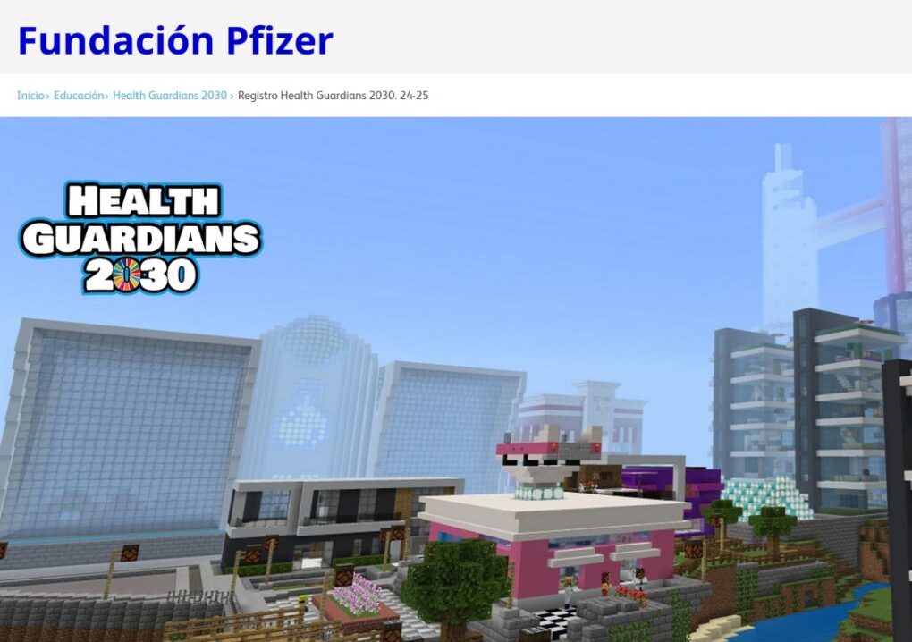 Arranca la 5ª edición de ‘Health Guardians 2030’: Innovación y sostenibilidad en las aulas a través de Minecraft