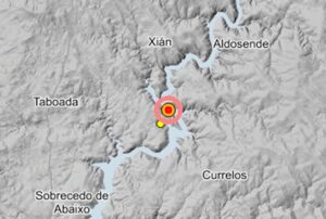 Taboada y alrededores sienten un leve terremoto de magnitud 3