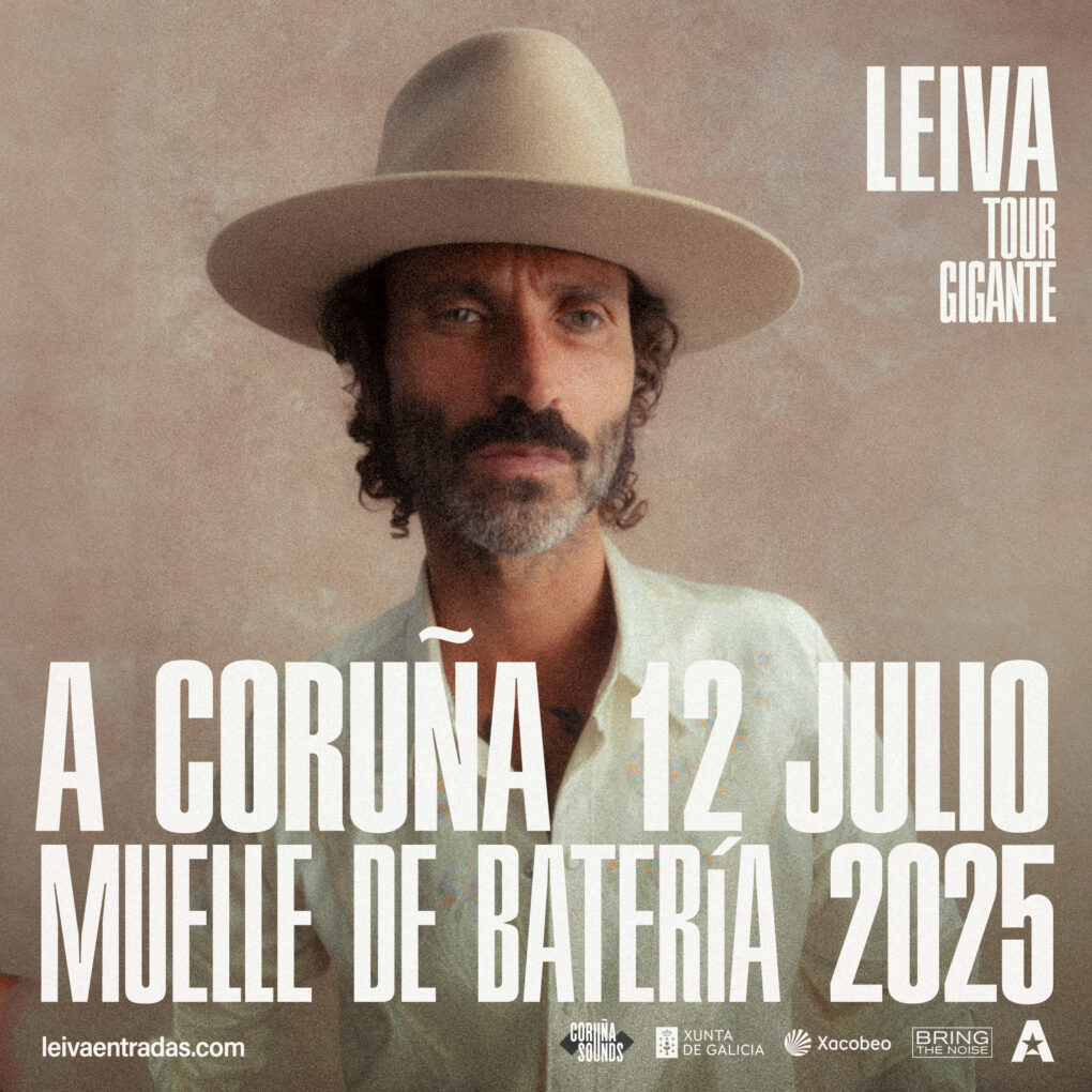 Leiva anuncia nueva gira en 2025 y actuará en Coruña Sounds el 12 de julio