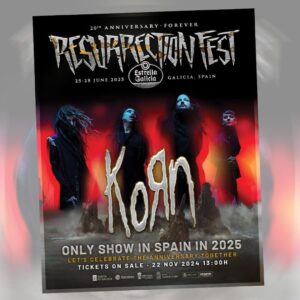 Korn regresa a España tras 8 años: concierto exclusivo en el Resurrection Fest