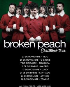 Broken Peach celebra la Navidad con una deslumbrante versión de Winter Wonderland grabada en Galicia