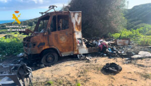 Detenido el presunto asesino de la mujer hallada en una autocaravana incendiada en Cádiz