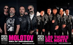 Molotov y Los Tigres del Norte actuarán en el Festival PortAmérica 2025