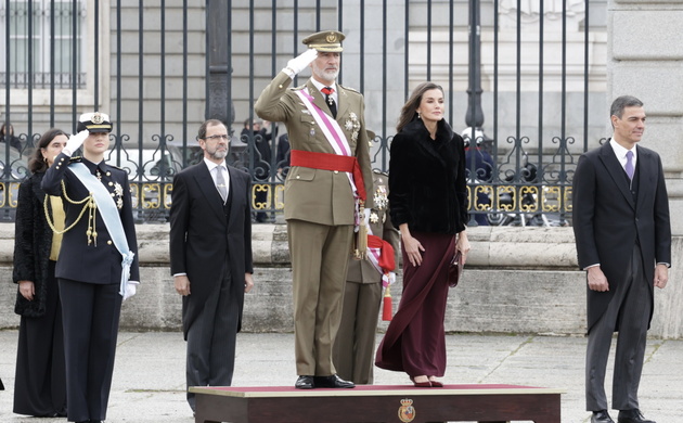 Los Reyes presidieron la tradicional Pascua Militar en el Palacio Real de Madrid con un emotivo homenaje a las Fuerzas Armadas