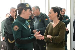 La directora de la Guardia Civil visita Algeciras para evaluar seguridad y operativos