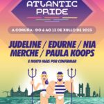 Judeline, Edurne, Nia, Merche y Paula Koops lideran el cartel del Atlantic Pride 2025