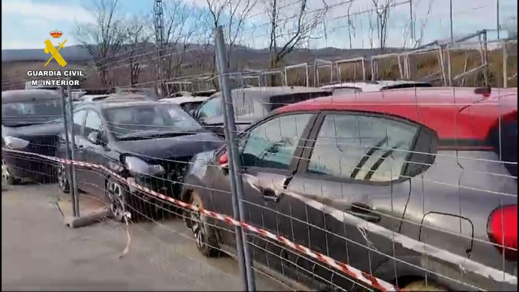 Desarticulada una red que robaba y vendía coches dañados por la DANA en Granada