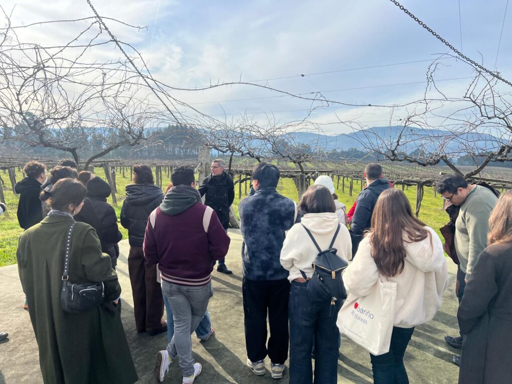 Alumnos del Basque Culinary Center descubren los secretos del vino en Rías Baixas