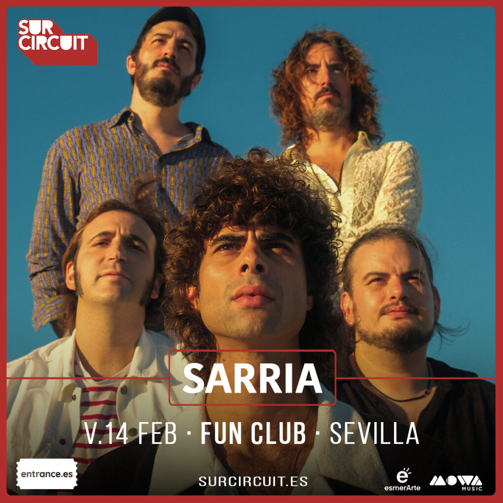 Sarria llega a Sevilla: la nueva cara del rock español en la sala Fun Club